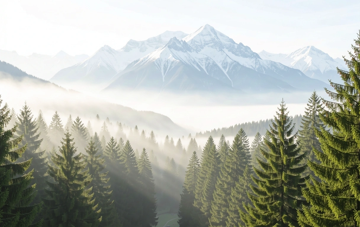Schweizer Natur am Morgen